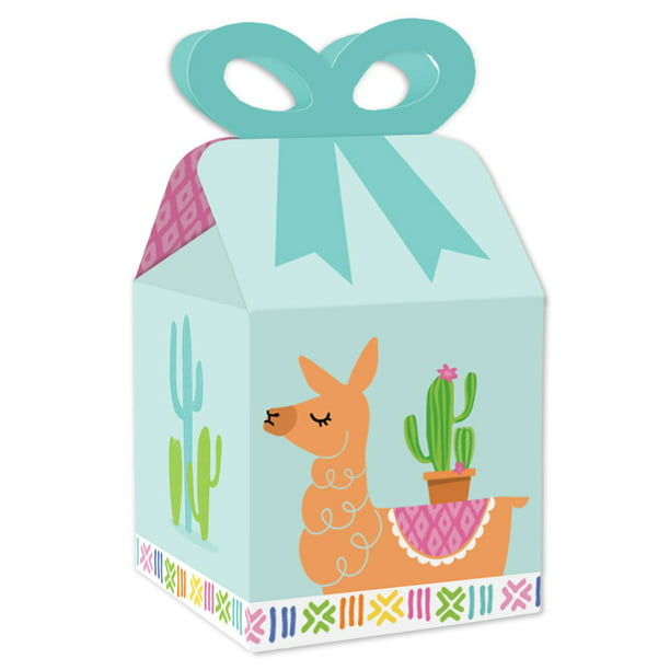 Llama Fiesta Baby Shower or Birthday Party Favor Boxes Whole Llama Fun Set of 12 